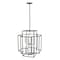 Z-Lite Titania 8 Light Pendant, Black 454-28BK-BN - alternate 3